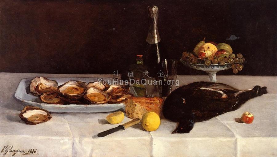 Still Life with Oysters - 保罗·高更